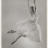 Full-length studio photo of Nana Gollner in romantic length tutu in a big jump