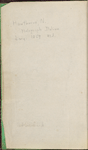 Italian Diary. Holograph, 1859