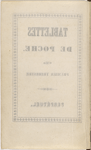 Italian Diary. Holograph, 1859