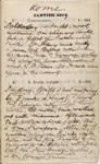Italian Diary. Holograph, 1859