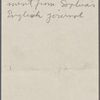 Journal, manuscript fragment, Jun. 22-23, 1855. Copied by Sophia Hawthorne.