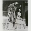 Keir Dullea and Elizabeth Ashley in the stage production Cat on a Hot Tin Roof.