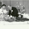 J. Smith-Cameron, Jeff Brooks, Philip Bosco, and Jane Connell in the stage production Lend Me a Tenor