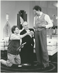 Jerry Zaks directing Philip Bosco and Victor Garber in the stage production Lend Me a Tenor