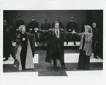 Christopher Walken, Irene Worth, and Ashley Crow in the stage production Coriolanus.