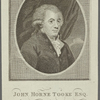 John Horne Tooke Esqr. By permission from an original painting of Sir Joshua Reynolds. 