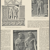 Details (Friese, Metopen, Gesims) vom zylindrischen Anterbau.  Dazischer  Gefangener, an einen Baum gebunden.  Raiser Trajan und sein Adjutant auf einer Metope. 