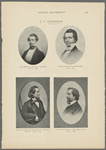 When editor of the Boston "Sentinel." Age 21. 1849.  At the publication of "Ironthorpe." Age 27. 1855.  The year before the publication of "The drummer-boy." Age 34. 1862.  At the publication of "The three scouts." Age 37. 1865.
