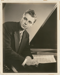 Publicity photograph at piano