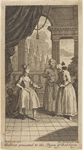 Gulliver presented to the Queen of Babilary