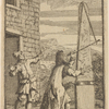 Sidrophel examining the kite through his telescope