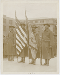 Color bearers of the 15th Infantry Regiment of the New York National Guard, which later became the 369th Infantry, 1918