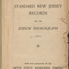 Catalogue of Standard New Jersey Records  