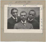 Composers Bob Cole, James Weldon Johnson and J. Rosamond Johnson
