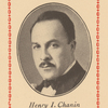 Image of Henry I. Chanin from a page in the souvenir program for Chanin's Royale Theatre for its dedication