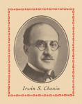 Image of Irwin S. Chanin from a page in the souvenir program for Chanin's Royale Theatre for its dedication