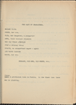 The singer of his sorrows; or, The hired fiancee. A play in three acts [with prologue and epilogue]