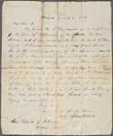 Atherton, Hon. Charles G., ALS to. Mar. 4, 1853.