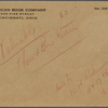 Brown, G. A., ALS to. Jan. 21, 1856 