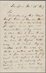 Buchanan, James, President, ALS to. Jan. 31, 1857.