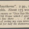 Fields, [James T.], ALS to. May 25, 1863. [Previously May 28, 1863.]