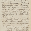 Hall, Mrs., ALS to. May 20, 1860.