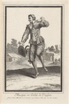 Masque en habit de paysan