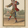 Masque en habit de paysan
