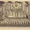 Representation du théatre ou l'on joue les comédies pour le divertissement du Roy de Tunquin et de son cour