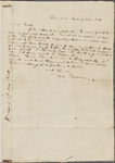 [Manning, Robert], Uncle, ALS to. Jan. 15, 1821 [i.e. 1822]