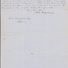 Mansfield, L. W., ALS to. Dec. 26, 1849.