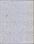 Mansfield, L. W., ALS to. Feb. 10, 1850.
