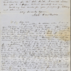 Mansfield, L. W., ALS to. Feb. 20, 1850.