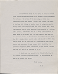 Mansfield, L. W., ALS to. Feb. 20, 1850.