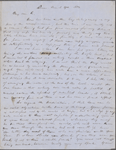 Mansfield, L. W., ALS to. Mar. 19, 1850.
