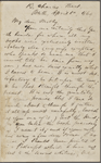 Motley, [John Lothrop], ALS to. Apr. 1, 1860.