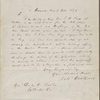 Peaslee, Gen. Charles H., ALS to. Mar. 21, 1853.