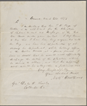 Peaslee, Gen. Charles H., ALS to. Mar. 21, 1853.
