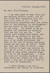 Stoddard, Mrs., ALS to. Jan. 26, 1863.