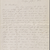 Porter, Mary A., ALS to NH. Jul. 7, 1851.