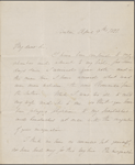 Holmes, O[liver] W[endell], ALS to NH. Apr. 9, 1851.