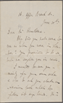 [Houghton], Richard Monckton Milnes, [later Lord Houghton], ALS to NH. Jun. 30, [1856].