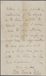 [Houghton], Richard Monckton Milnes, [later Lord Houghton], ALS to NH. Jun. 30, [1856].
