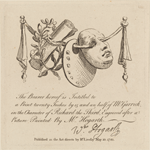 Mask and palette [Subscription ticket to "Garrick in the Character of Richard the Third"]