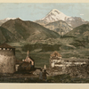 Voenno-Gruzinskaia doroga.  Kazbek i tserkov'.