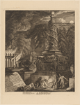 A Satire Representing the Burning of the Temple of Ephesus, &c. [A Satire on Hogarth, by Paul Sandby]