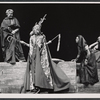 Carrie Nye [center] and unidentified others in the 1963 American Shakespeare production of Caesar and Cleopatra