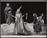 Carrie Nye [center] and unidentified others in the 1963 American Shakespeare production of Caesar and Cleopatra