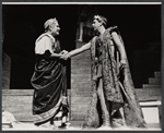 George Voskovec and James Ray in the 1963 American Shakespeare production of Caesar and Cleopatra