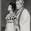 Carrie Nye and George Voskovec in the 1963 American Shakespeare production of Caesar and Cleopatra